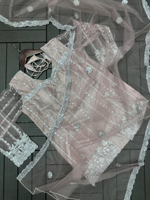 HB 251 Rangoli silk White Bridal lehenga wholesalers in Delhi - wholesale export